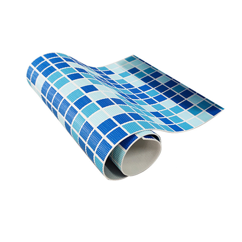 Blue Liner Waterproof mosaic AntiSlip UVresistant pvc swimming pool liner