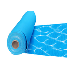 Blue mosaic Heating Weldable polyvinyl chloride pvc swimming pool liner, non-slip waterproof membrane