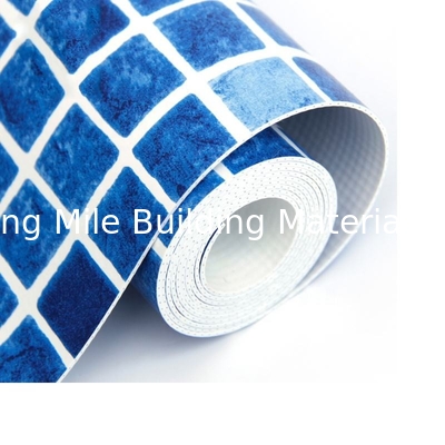 PVC swimming pool waterproof liner, Polyvinyl chloride liner, Reinforced with polyedter mesh, 1.5MM pvc membrane