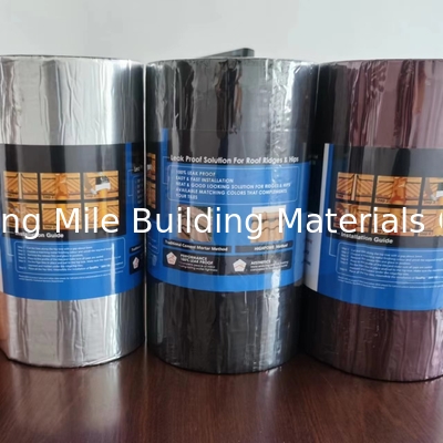 High stickness Black Aluminum foil Self-adhesive Rubber Bitumen flashing tape/flash band, Competitive price