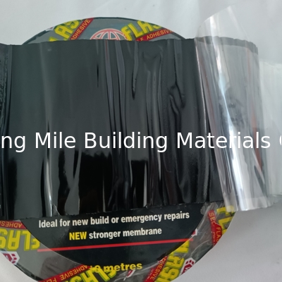 High stickness Black Aluminum foil Self-adhesive Rubber Bitumen flashing tape/flash band, Competitive price