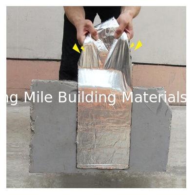 High stickness Black Aluminum foil Self-adhesive Rubber Bitumen flashing tape/flash band, Competitive price
