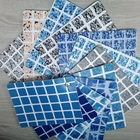 1.5mm Thickness Waterproof mosaic Anti-Slip UV-resistant pvc swimming pool liner