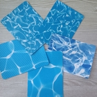 Reinforced with fabric Anti-Microorganisms polyvinyl chloride Blue Mosaic pvc swimming pool liner