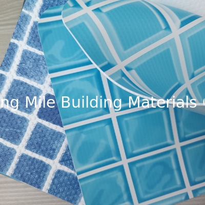 Manufacturer Anti- Micro-Organisms bule liner swimming pool pvc