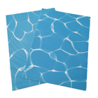 PVC swimming pool liner water wave pattern with polyester mesh
