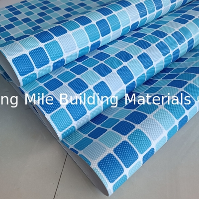 Blue Liner Waterproof mosaic Anti-Slip UV-resistant pvc swimming pool liner