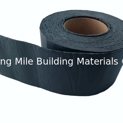 1.5mm Popular Gun Grey Self-Adhesive Flashing Tape Waterproof Membrane, Self Adhesive Bitumen Aluminum Flash Band Tape