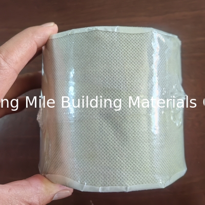 Non-woven fabric Butyl Powerful self adhesive butyl rubber tape super sticky aluminum foil butyl tape