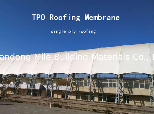 1.8mm Fleece-Backed Tpo Waterproofing Membrane for Industrial and Civil Project/ Construction Material