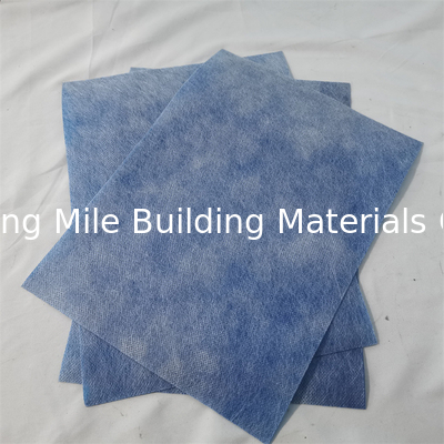 Antifracture PP PE Waterproofing Fabric Membrane 0.5mm 0.6mm Blue Orange Color For Wet Room Toliet
