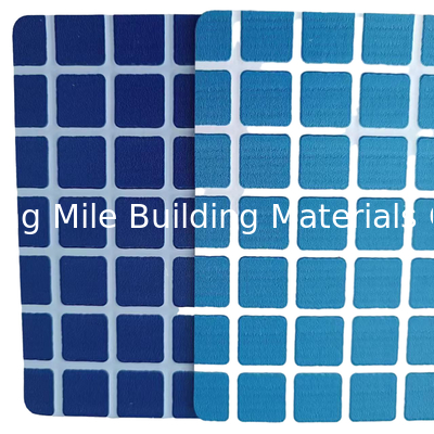 Waterproof Membrane Pool Liner High Polymer 2.0mm 3D design Colorful Reinforced  PVC Liner
