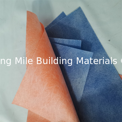 Tile Adhesive Foil Blue Orange Color PP PE Membrane Waterproofing Fabric With High Tensile Strength