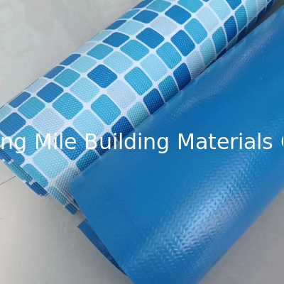Anti-UV Reinforced Pure Blue 1.5mm Thickness PVC Swimming Pool Liner