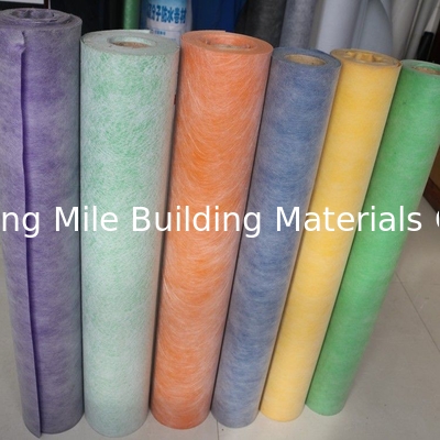 Antifracture PP PE Membrane 0.5mm 0.6mm Colorful Fleece Waterprofing Lining For Washer Room Wall And Floor