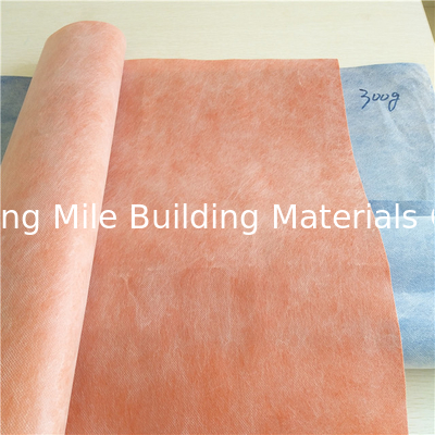 Antifracture Flexible 0.5mm 0.6mm Thickness Waterprofing Liner For Washer Room Wall And Floor with Nonwoven Fleece