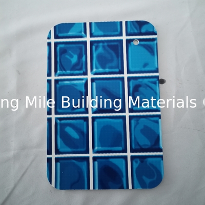 OEM PVC Lining Swimming Pool Liners Blue Mosaic 0.9mm-1.5mm Swimming PVC Pool Liner with Anti-U