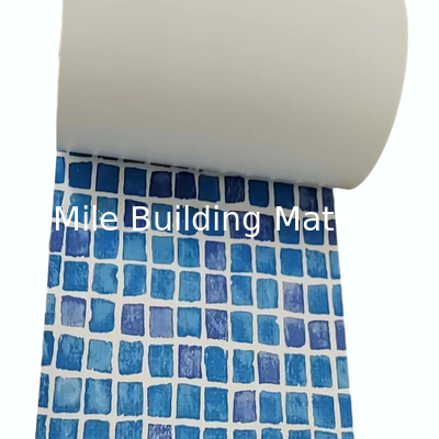 Customized 1.2mm/ 1.5mm/ 2.0mm Swimming Pool Liner Anti Slip PVC Vinyl Pool Liners