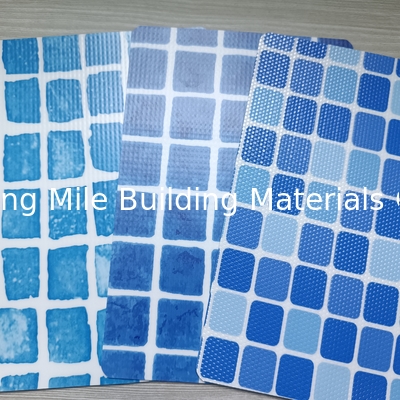 PVC Blue Tarpaulin Fabric Pond Liner Swim Pool Liner For Inground Swimming Pool