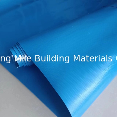 Anti-UV Reinforced Ocean Blue 1.5mm Thickness PVC Customized Swimming Pool Liner