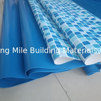 Pool Liner Mosaic Colors Polyester Fabric Geomembrane PVC swiming pool liner