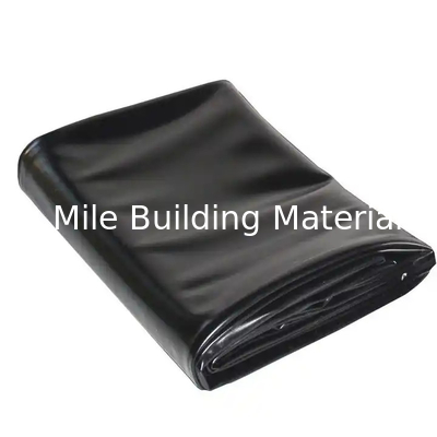0.8mm 1.0mm Foldable Pond Liner Various Sizes EPDM HDPE Black Pond sheet Liner for Water Garden