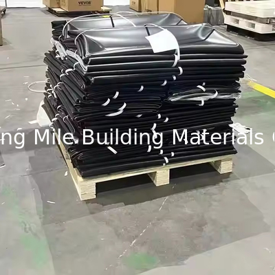 0.8mm 1.0mm Foldable Pond Liner Various Sizes EPDM HDPE Black Pond sheet Liner for Water Garden