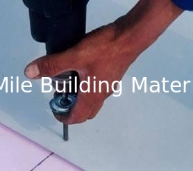 Top Waterproof 45mil 60mil PVC Roll 1.5mm Thickness Waterproof Membrane for Roofs with Accessories