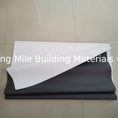 1.2mm 1.5mm 2.0mm Reinforced PVC flat roof waterproof membrane roofing waterproofing sheet membrane