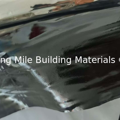 Manufacturer High strong sticky Aluminum Foil surface Bitumen self adhesive membrane