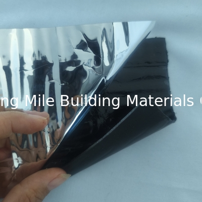 Manufacturer High sticky Aluminum Foil surface Bitumen self adhesive membrane