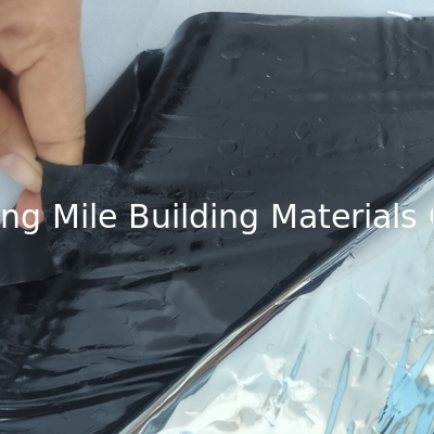 Manufacturer High sticky Aluminum Foil surface Bitumen self adhesive membrane