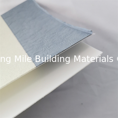 Waterproofing Material Pre applied HDPE self adhesive waterproofing membrane with backside overlapping