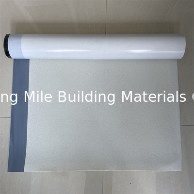 Fully bond concrete Pre-applied HDPE Self-adhesive Membrane for basement foundation wall