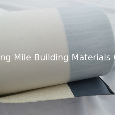 Fully bond concrete Pre-applied HDPE Self-adhesive Membrane for basement foundation wall