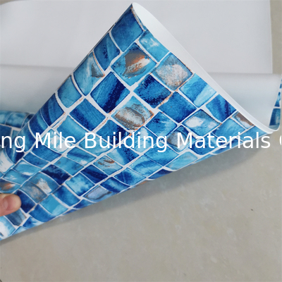 High Quality Develop Design Without Mesh 1.65m Width 0.6mm 0.7mm 0.8mm Vinyl PVC Swimming Pool Liner