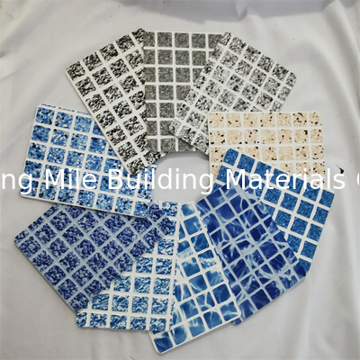 1.5mm 2.0mm Reinfoced Materials Factory Price PVC Liner For Swimming Pool In Mosaic Color