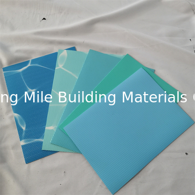 1.5mm 2.0mm super quality factory price PVC film for swimming pools in blue color