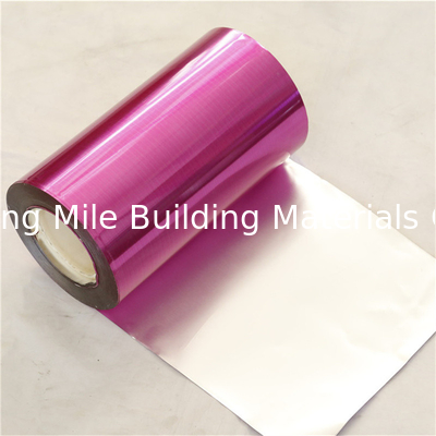 45Micron  Reinforced Glossy Aluminum Foil Composite Film for Self-adhesive Bitumen Tapes