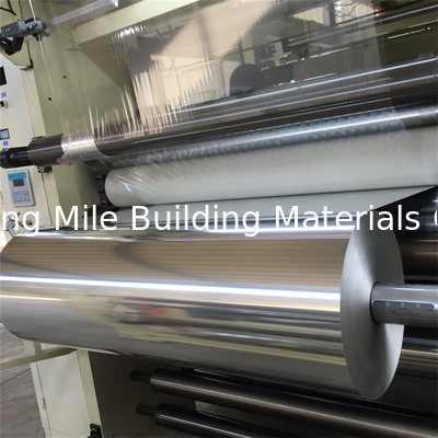 45Micron  Reinforced Glossy Aluminum Foil Composite Film for Self-adhesive Bitumen Tapes