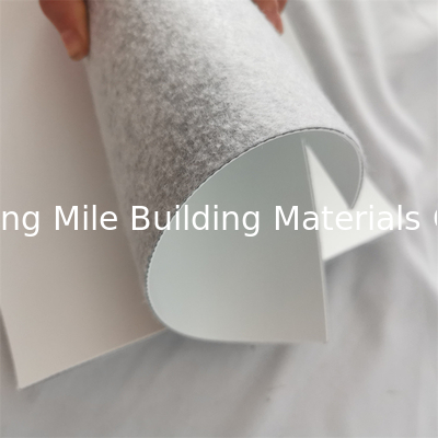 1.5mm Welding Polymeric Reinforced TPO Membrane With Fleece For Adhered Roof Waterproofing with 2 Sides Overlap