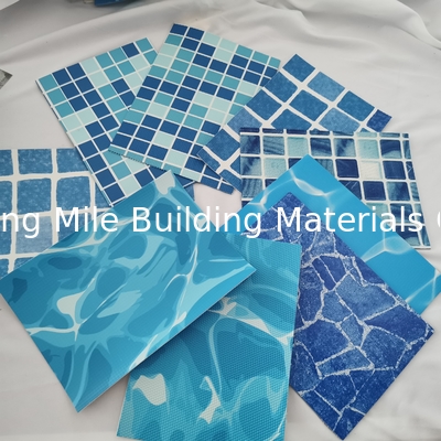 Popular Color 1.5mm 2.0mm 1.65m 1.83m 2.0m Reinforced Mesh  PVC Liner For Swimming Pool