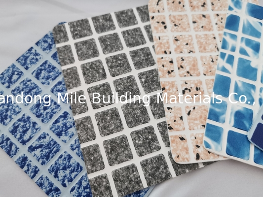 Popular Color 1.5mm 2.0mm 1.65m 1.83m 2.0m Reinforced Mesh  PVC Liner For Swimming Pool