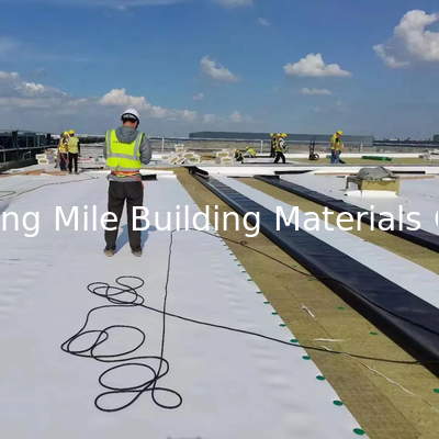Building Waterproof Material 1.5mm TPO Roof Waterproofing Membrane Roofing Membranes
