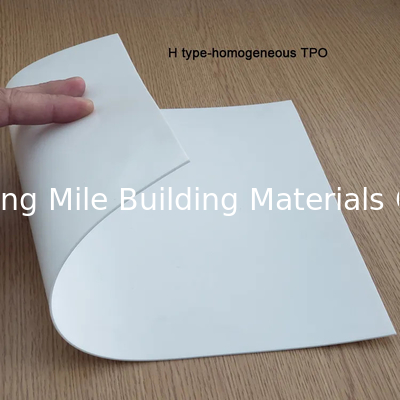 Building Waterproof Material 1.5mm Homogenous TPO Roof Waterproofing Membrane Roofing Membranes