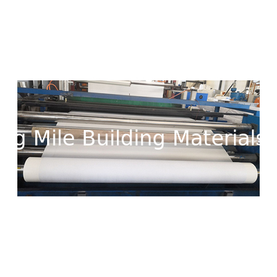 White PVC Waterproof Membrane Reinforced with Fabric for Roof Construction