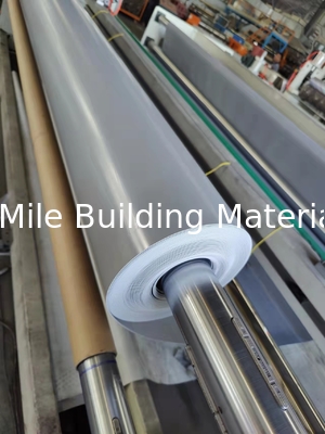 Homogeneous Fast Welding Speed Single ply TPO Waterproof Membrane for Flat Roof
