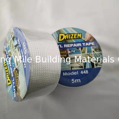High Tack Self Adhesive Butyl Tape for Roof Sealing Aluminum Foil Waterproof Flashing
