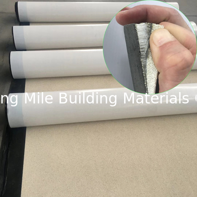 Pre Applied HDPE Waterproofing Membrane HDPE Self-Adhesive Waterproof Membrane with Sand