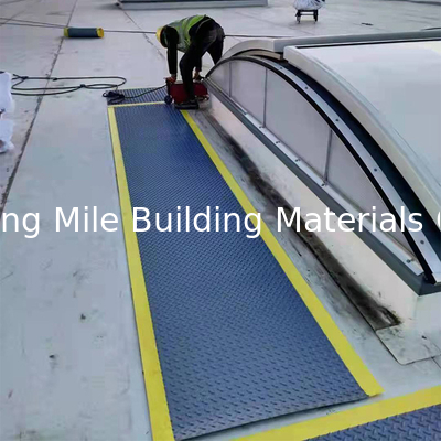 Anti-slip 4.5mm TPO Walkway Board TPO Waterproof Membrane for Roofing